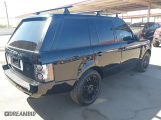 2010 Land Rover Range Rover HSE with VIN SALME1D49AA312151, listed as a IAAI auction lot 42013625 with 123,692 mi miles. Bid and sale history available at carsss.com. Image 4.