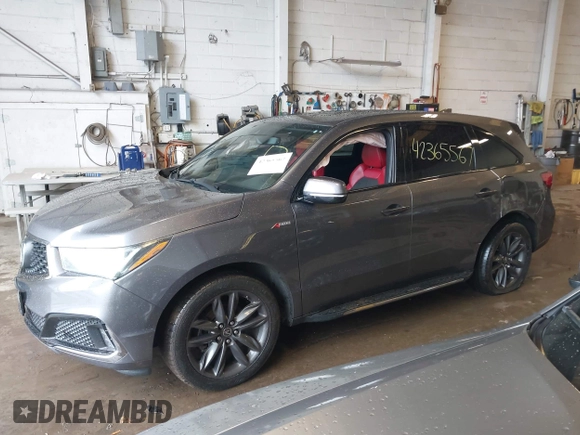 2019 Acura MDX Technology with VIN 5J8YD4H0XKL025557, listed as a IAAI auction lot 42365567 with 102,733 mi miles and . Bid and sale history available at DreamBid. Image 14.