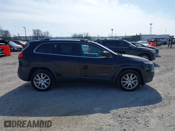 2014 Jeep Cherokee Limited with VIN 1C4PJLDB3EW279196, listed as a IAAI auction lot 41800887 with 114,542 mi miles. Bid and sale history available at carsss.com. Image 13.