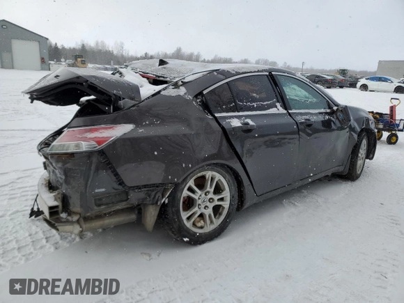 2010 Acura TL with VIN 19UUA8F27AA801169, listed as a Copart auction lot 88794555 with 0 mi miles and Salvage Title. Bid and sale history available at carsss.com. Image 3.