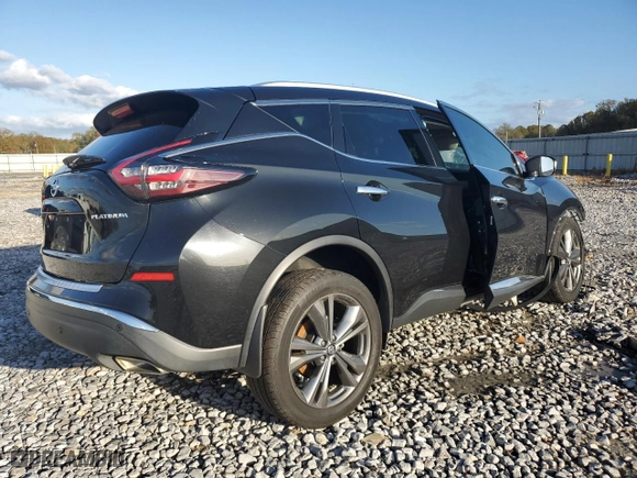 2019 Nissan Murano SV with VIN 5N1AZ2MJXKN150059, listed as a Copart auction lot 75787453 with 0 mi miles and Salvage Title. Bid and sale history available at carsss.com. Image 3.
