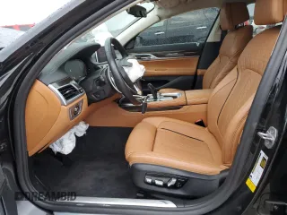 2020 BMW 7 Series 740i with VIN WBA7T2C07LGL17103, listed as a Copart auction lot 54065375 with 53,598 mi miles and Salvage Title. Bid and sale history available at carsss.com. Image 7.