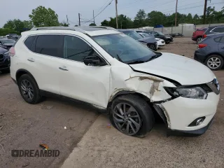 2016 Nissan Rogue SV z VIN 5N1AT2MVXGC798900, wystawiony jako Copart lot #58098955 z przebiegiem 96 011 mil mil oraz Szkoda całkowita • Salvage title. Historia ofert i sprzedaży dostępna na DreamBid. Obrazek 4.