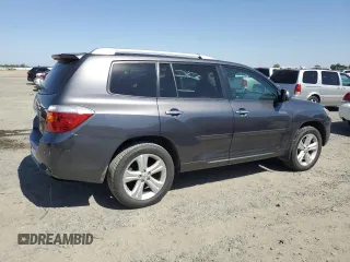 2010 Toyota Highlander Limited with VIN 5TDDK3EH6AS002572, listed as a Copart auction lot 55989285 with 197,536 mi miles and Salvage title. Bid and sale history available at DreamBid. Image 3.