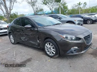 2016 Mazda 3 i Touring with VIN 3MZBM1V75GM264571, listed as a IAAI auction lot 41722466 with 109,592 mi miles. Bid and sale history available at carsss.com. Image 1.
