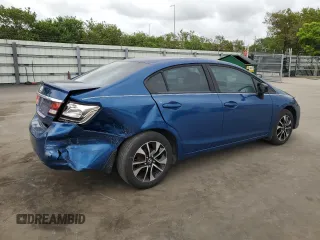 2013 Honda Civic LX z VIN 19XFB2F58DE073892, wystawiony jako Copart lot #59929815 z przebiegiem 166 562 mil mil oraz Szkoda całkowita • Salvage title. Historia ofert i sprzedaży dostępna na DreamBid. Obrazek 3.