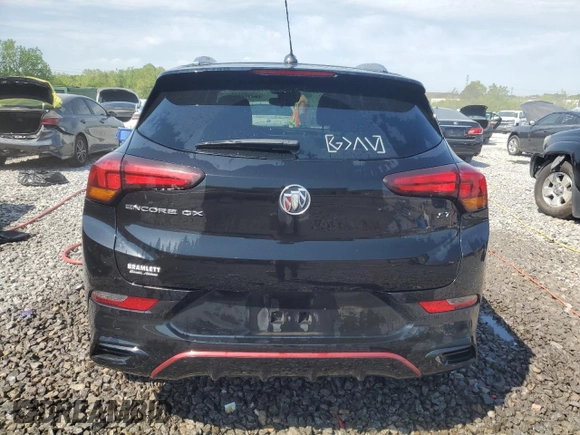 2022 Buick Encore GX Select with VIN KL4MMDSL8NB073448, listed as a Copart auction lot 53580445 with 103,381 mi miles and Salvage title. Bid and sale history available at DreamBid. Image 6.