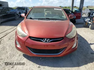 2013 Hyundai Elantra Limited with VIN KMHDH4AE4DU740611, listed as a Copart auction lot 54711845 with 95,408 mi miles and Salvage Title. Bid and sale history available at DreamBid. Image 5.