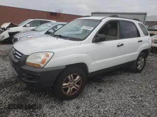 2005 Kia Sportage LX with VIN KNDJF723057076190, listed as a Copart auction lot 87240494 with 215,798 mi miles and Clean Title. Bid and sale history available at carsss.com. Image 1.