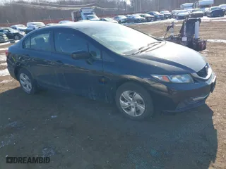 2015 Honda Civic Sedan LX with VIN 19XFB2F54FE296076, listed as a IAAI auction lot 41417581 with 125,759 mi miles. Bid and sale history available at carsss.com. Image 1.