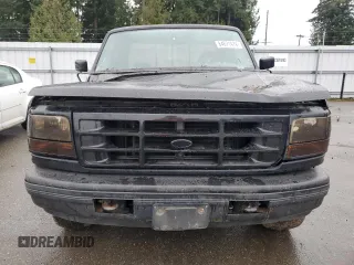 1992 Ford F-150 with VIN 1FTEX14N2NKB29155, listed as a Copart auction lot 84871474 with 104,765 mi miles and Salvage Title. Bid and sale history available at carsss.com. Image 5.