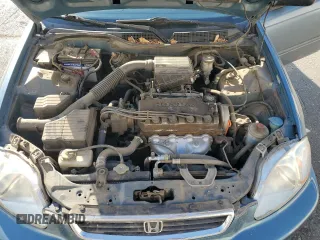 1998 Honda Civic DX with VIN 2HGEJ6624WH621150, listed as a Copart auction lot 73565894 with 104,086 mi miles and Salvage Title. Bid and sale history available at carsss.com. Image 11.