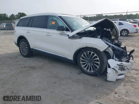 2021 Lincoln Aviator Reserve with VIN 5LM5J7WC1MGL09155, listed as a IAAI auction lot 41843466 with Not provided miles and . Bid and sale history available at DreamBid. Image 1.