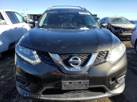 2015 Nissan Rogue S with VIN KNMAT2MVXFP528884, listed as a Copart auction lot 87946055 with 144,005 mi miles and Salvage Title. Bid and sale history available at carsss.com. Image 5.
