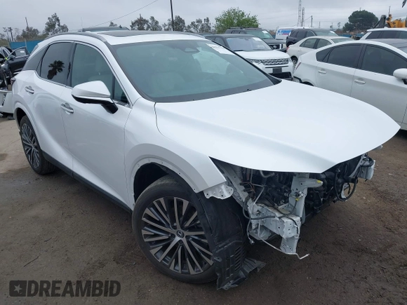 2023 Lexus RX with VIN 2T2BAMBA6PC013530, listed as a IAAI auction lot 41903784 with 18,711 mi miles. Bid and sale history available at carsss.com. Image 1.