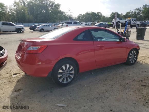 2010 Honda Civic Cpe EX with VIN 2HGFG1B8XAH511521, listed as a Copart auction lot 50965755 with 154,162 mi miles and Salvage Title. Bid and sale history available at carsss.com. Image 3.