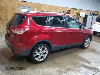 2014 Ford Escape Titanium with VIN 1FMCU9J9XEUE24302, listed as a Copart auction lot 52852485 with 181,372 mi miles and Clean Title. Bid and sale history available at carsss.com. Image 3.