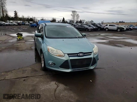 2012 Ford Focus SE with VIN 1FAHP3F21CL142407, listed as a Copart auction lot 48551205 with 174,935 mi miles and Salvage Title. Bid and sale history available at carsss.com. Image 10.