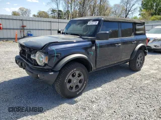 2021 Ford Bronco z VIN 1FMDE5BH3MLA85211, wystawiony jako Copart lot #50122715 z przebiegiem 47 836 mil mil oraz Szkoda całkowita • Salvage title. Historia ofert i sprzedaży dostępna na DreamBid. Obrazek 1.