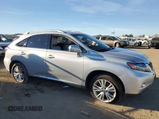 2010 Lexus RX 450h with VIN JTJBC1BA0A2008842, listed as a Copart auction lot 86875184 with 202,885 mi miles and Salvage title. Bid and sale history available at DreamBid. Image 4.