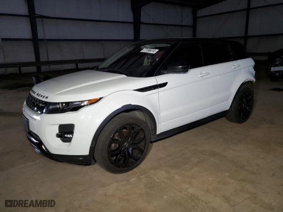 2015 Land Rover Range Rover Evoque Dynamic with VIN SALVT2BG5FH019052, listed as a Copart auction lot 77156414 with 122,535 mi miles and Salvage Title. Bid and sale history available at carsss.com. Image 1.
