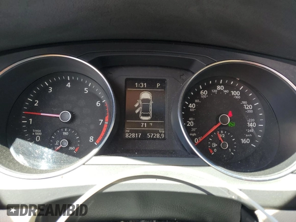 2017 Volkswagen Jetta SE with VIN 3VWDB7AJ4HM204110, listed as a Copart auction lot 57890655 with 82,817 mi miles and Salvage title. Bid and sale history available at DreamBid. Image 9.