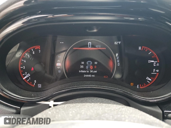 2022 Dodge Durango GT Plus with VIN 1C4RDJDG6NC198176, listed as a Copart auction lot 61407515 with 24,440 mi miles and Salvage title. Bid and sale history available at DreamBid. Image 9.