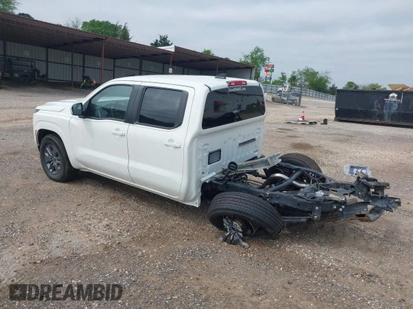 2025 Nissan Frontier S with VIN 1N6ED1EKXSN608668, listed as a IAAI auction lot 41909095 with 41 mi miles and . Bid and sale history available at DreamBid. Image 3.