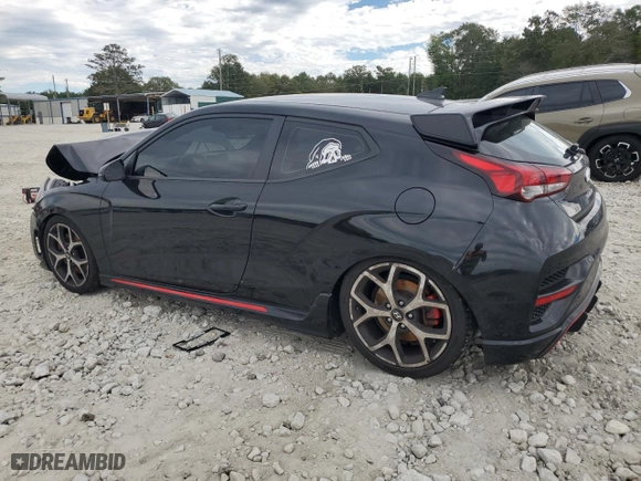 2019 Hyundai Veloster N with VIN KMHT36AH9KU003191, listed as a Copart auction lot 73711204 with 49,528 mi miles and Salvage Title. Bid and sale history available at carsss.com. Image 2.