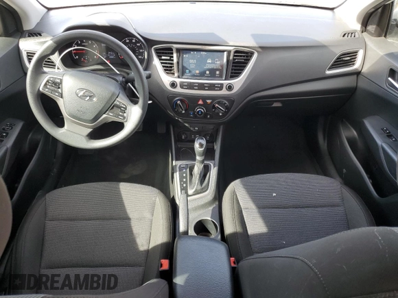 2021 Hyundai Accent SEL with VIN 3KPC24A65ME137515, listed as a Copart auction lot 53402215 with 39,882 mi miles and Salvage title. Bid and sale history available at DreamBid. Image 8.