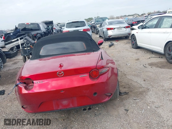2021 Mazda MX-5 Miata Grand Touring with VIN JM1NDAD79M0454079, listed as a IAAI auction lot 41230199 with 104,783 mi miles and . Bid and sale history available at DreamBid. Image 16.