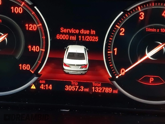 2015 BMW 7 Series 740Li xDrive with VIN WBAYF4C51FGS99074, listed as a IAAI auction lot 41222498 with 132,789 mi miles. Bid and sale history available at carsss.com. Image 7.