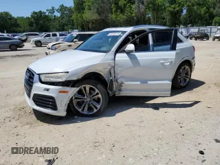 2017 Audi Q3 Prestige z VIN WA1GCCFS1HR005354, wystawiony jako Copart lot #53136115 z przebiegiem 164 172 mil mil oraz Szkoda całkowita • Salvage title. Historia ofert i sprzedaży dostępna na DreamBid. Obrazek 1.