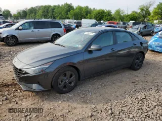 2021 Hyundai Elantra SEL z VIN 5NPLM4AG9MH004285, wystawiony jako Copart lot #59653615 z przebiegiem 43 995 mil mil oraz Szkoda całkowita • Salvage title. Historia ofert i sprzedaży dostępna na DreamBid. Obrazek 1.
