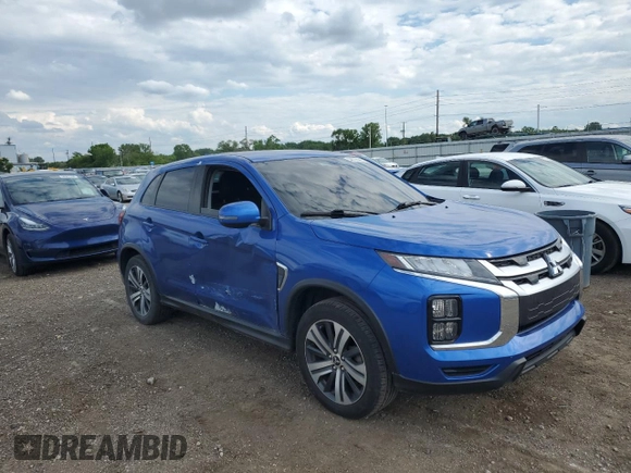 2020 Mitsubishi Outlander SE with VIN JA4AP4AU4LU026228, listed as a Copart auction lot 58708445 with 107,957 mi miles and Salvage title. Bid and sale history available at DreamBid. Image 4.