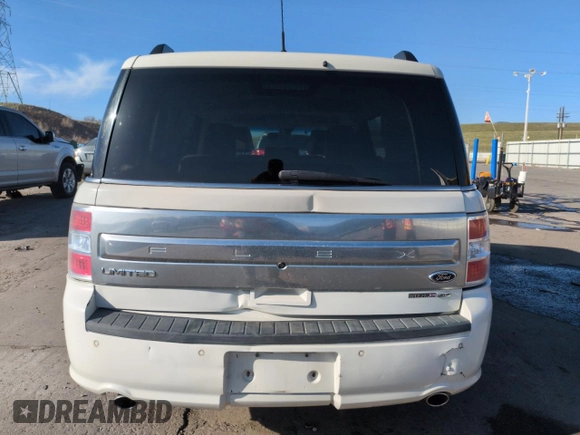 2013 Ford Flex Limited with VIN 2FMHK6D89DBD32485, listed as a Copart auction lot 52324595 with 144,173 mi miles and Salvage Title. Bid and sale history available at carsss.com. Image 6.