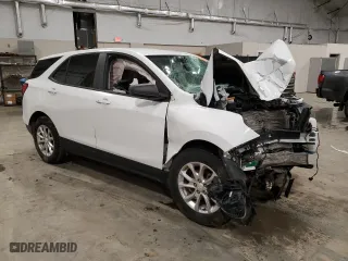 2020 Chevrolet Equinox LS with VIN 3GNAXSEV0LS712254, listed as a Copart auction lot 44042695 with 0 mi miles and Salvage Title. Bid and sale history available at carsss.com. Image 4.