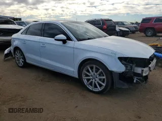 2015 Audi A3 2.0 TDI Premium Plus with VIN WAUCJGFF0F1079345, listed as a Copart auction lot 77669334 with 59,557 mi miles and Salvage Title. Bid and sale history available at carsss.com. Image 4.