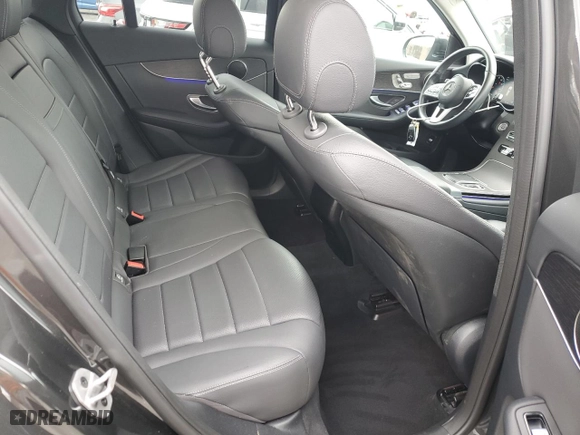 2022 Mercedes-Benz GLC with VIN W1N0G8DB2NV360833, listed as a Copart auction lot 48511955 with 17,927 mi miles and Salvage Title. Bid and sale history available at carsss.com. Image 12.