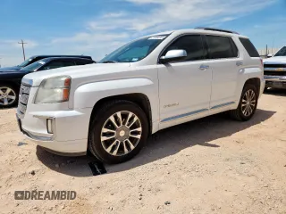 2016 GMC Terrain Denali z VIN 2GKFLRE38G6297159, wystawiony jako Copart lot #61888255 z przebiegiem 135 528 mil mil oraz Czysty tytuł • Clean title. Historia ofert i sprzedaży dostępna na DreamBid. Obrazek 1.