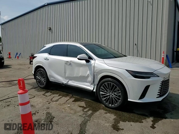 2025 Lexus RX 350h with VIN 2T2BBMCA4SC087274, listed as a Copart auction lot 61915365 with 525 mi miles and Salvage title. Bid and sale history available at DreamBid. Image 14.