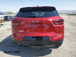 2024 Chevrolet Blazer RS with VIN 3GNKBKRS7RS119504, listed as a Copart auction lot 62578935 with 30,253 mi miles and Salvage title. Bid and sale history available at DreamBid. Image 6.