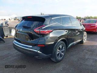 2022 Nissan Murano S with VIN 5N1AZ2AJ4NC114081, listed as a IAAI auction lot 40743673 with 39,124 mi miles and . Bid and sale history available at DreamBid. Image 4.