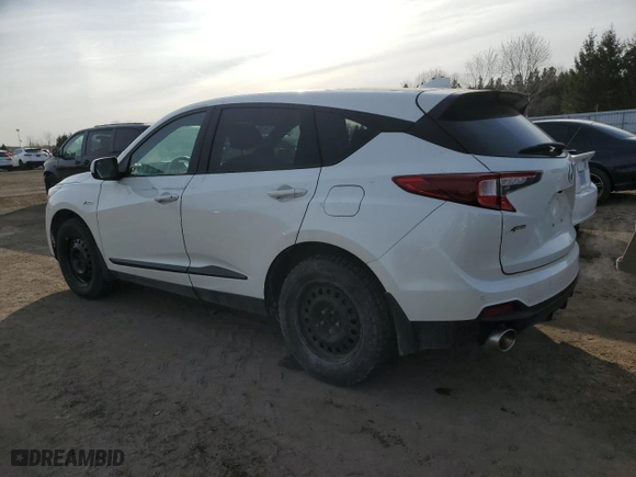 2019 Acura RDX w/A-Spec Pkg with VIN 5J8TC2H61KL806618, listed as a Copart auction lot 48018535 with 123,682 mi miles and Clean Title. Bid and sale history available at carsss.com. Image 2.