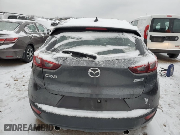 2019 Mazda CX-3 Sport with VIN JM1DKDB75K0430851, listed as a Copart auction lot 87530325 with 69,096 mi miles and Salvage Title. Bid and sale history available at carsss.com. Image 6.