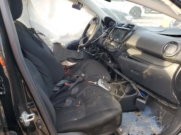 2022 Mitsubishi Mirage G4 ES with VIN ML32FUFJ6NHF02394, listed as a Copart auction lot 43733815 with 0 mi miles and Salvage Title. Bid and sale history available at carsss.com. Image 7.