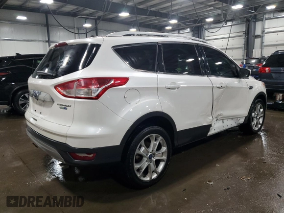 2016 Ford Escape Titanium with VIN 1FMCU9J99GUB20719, listed as a Copart auction lot 46063015 with 85,887 mi miles and Salvage Title. Bid and sale history available at carsss.com. Image 3.