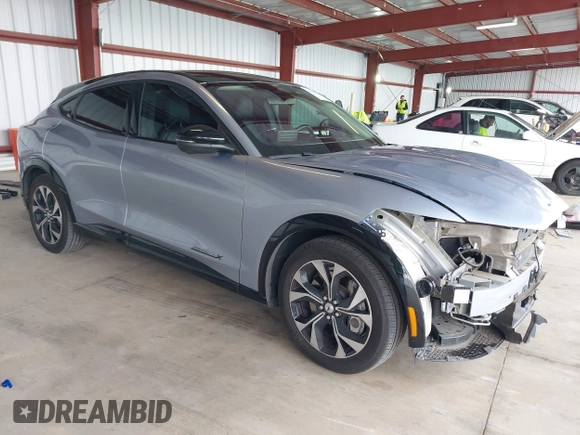 2022 Ford Mustang Mach-E Premium with VIN 3FMTK3R73NMA26889, listed as a IAAI auction lot 41916352 with 36,441 mi miles and . Bid and sale history available at DreamBid. Image 1.