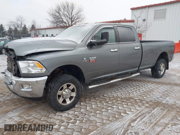 2012 Ram 2500 SLT with VIN 3C6UD5JL9CG327225, listed as a IAAI auction lot 41535113 with 168,530 mi miles and . Bid and sale history available at DreamBid. Image 2.