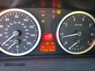2007 BMW 5 Series 550i with VIN WBANB53547CP05748, listed as a Copart auction lot 43579165 with 117,230 mi miles and Salvage Title. Bid and sale history available at DreamBid. Image 9.